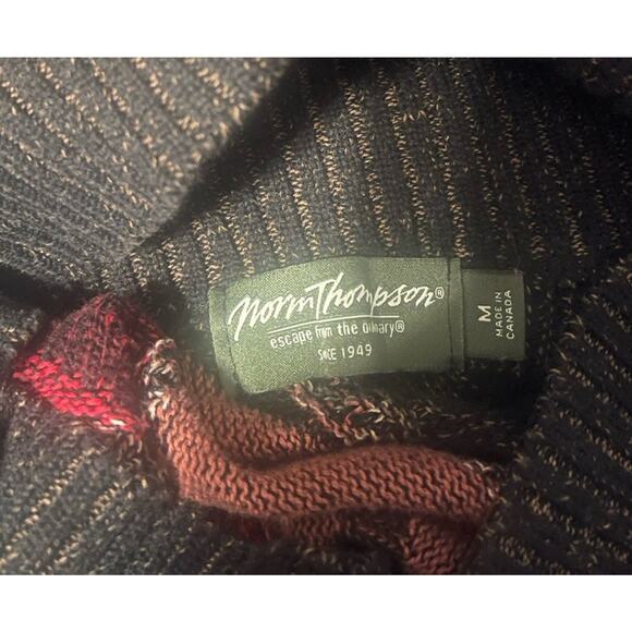 Vtg Norm Thompson Men's M Multicolor Coogie Collared Knit Pullover Sweater EUC - Picture 3 of 4